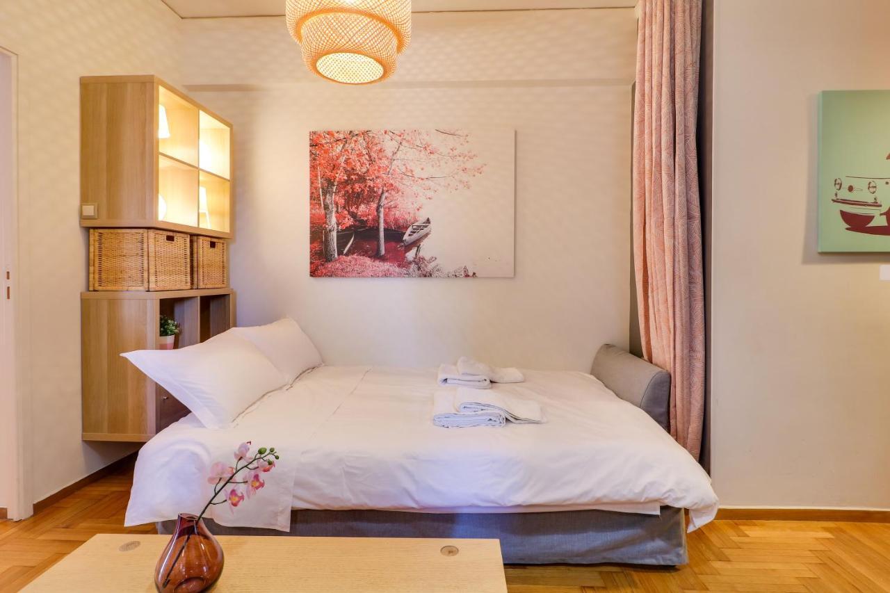 Spacious Central Flat☆3Min To Metro☆Ac|Netflix|Pc Athen Eksteriør bilde