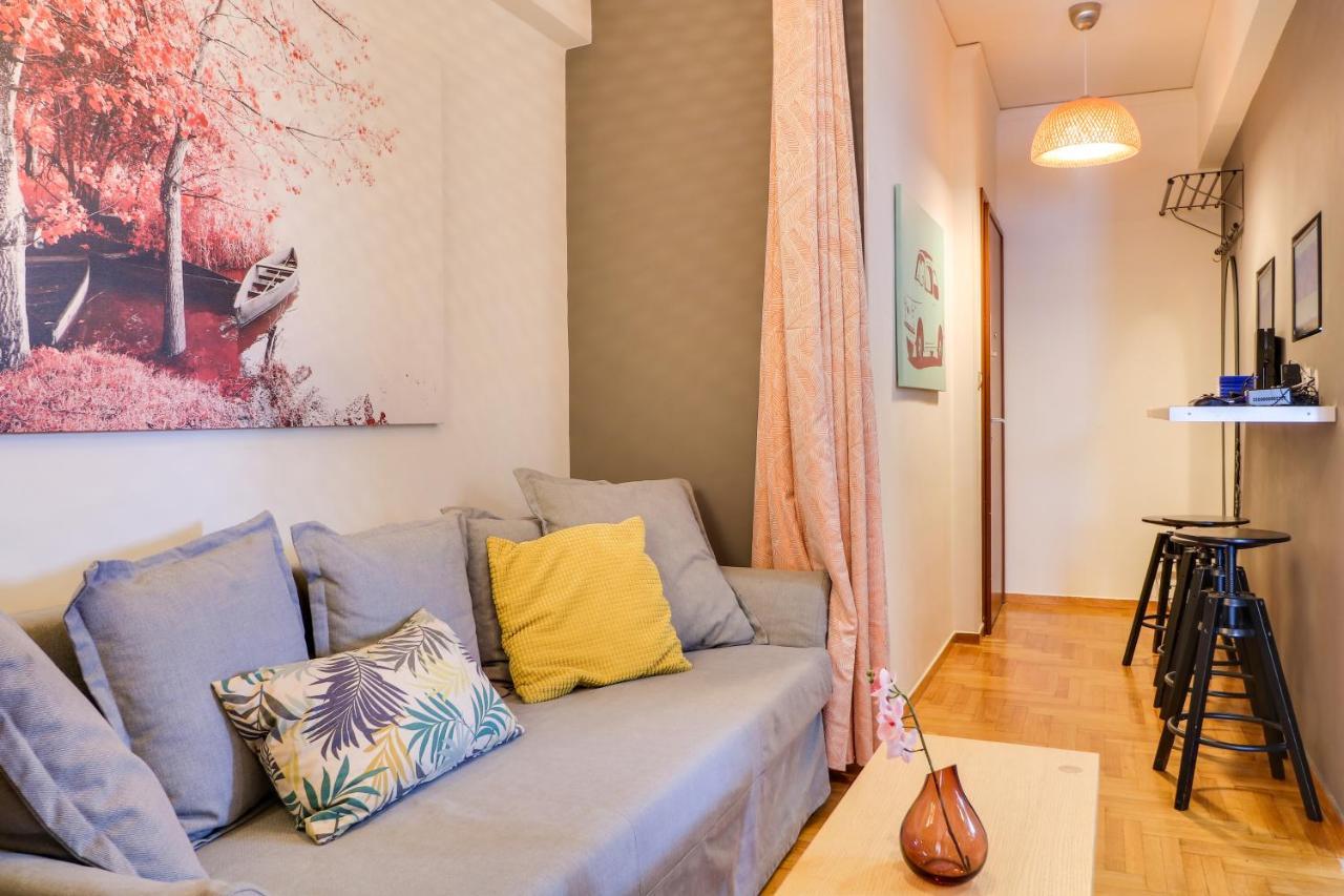 Spacious Central Flat☆3Min To Metro☆Ac|Netflix|Pc Athen Eksteriør bilde
