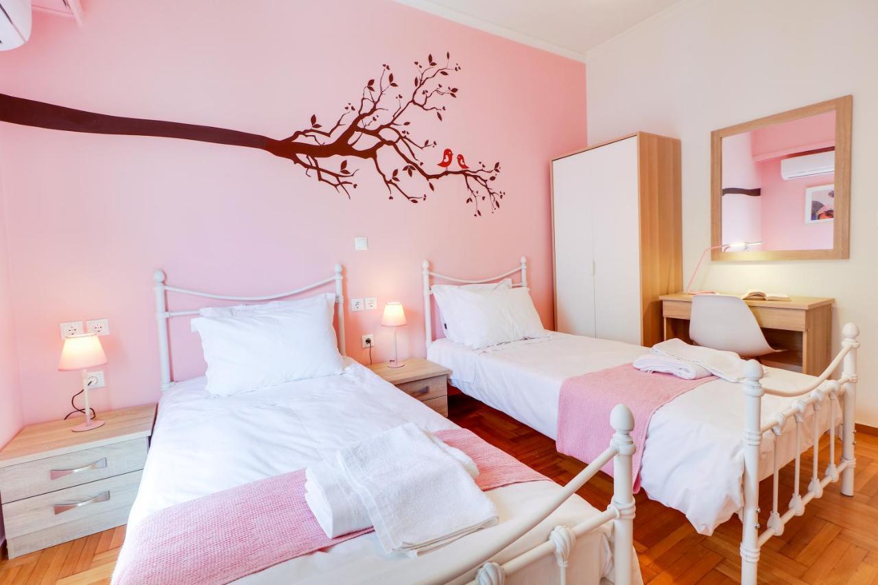 Spacious Central Flat☆3Min To Metro☆Ac|Netflix|Pc Athen Eksteriør bilde