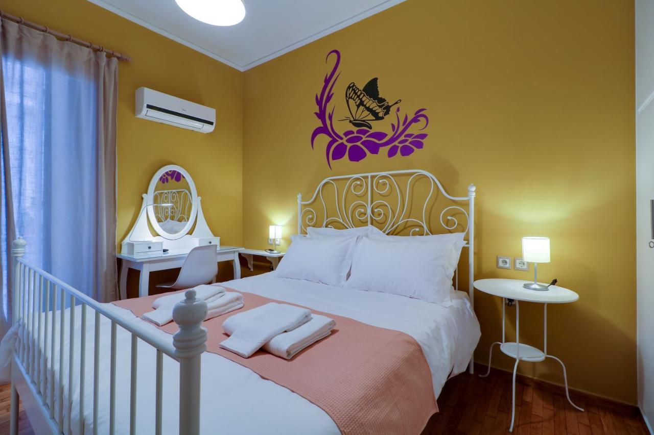 Spacious Central Flat☆3Min To Metro☆Ac|Netflix|Pc Athen Eksteriør bilde